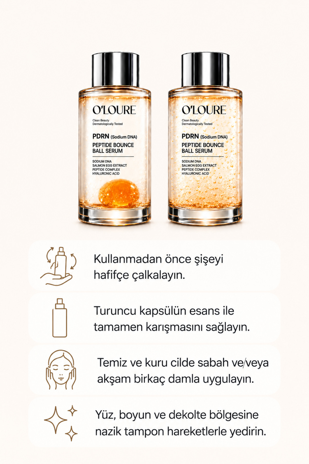 PDRN SOMON DNA Peptide Bounce Ball Yenileyici ve Sıkılaştırıcı Cilt Serumu 30 ml — olr1 — تصویر 9 از 9