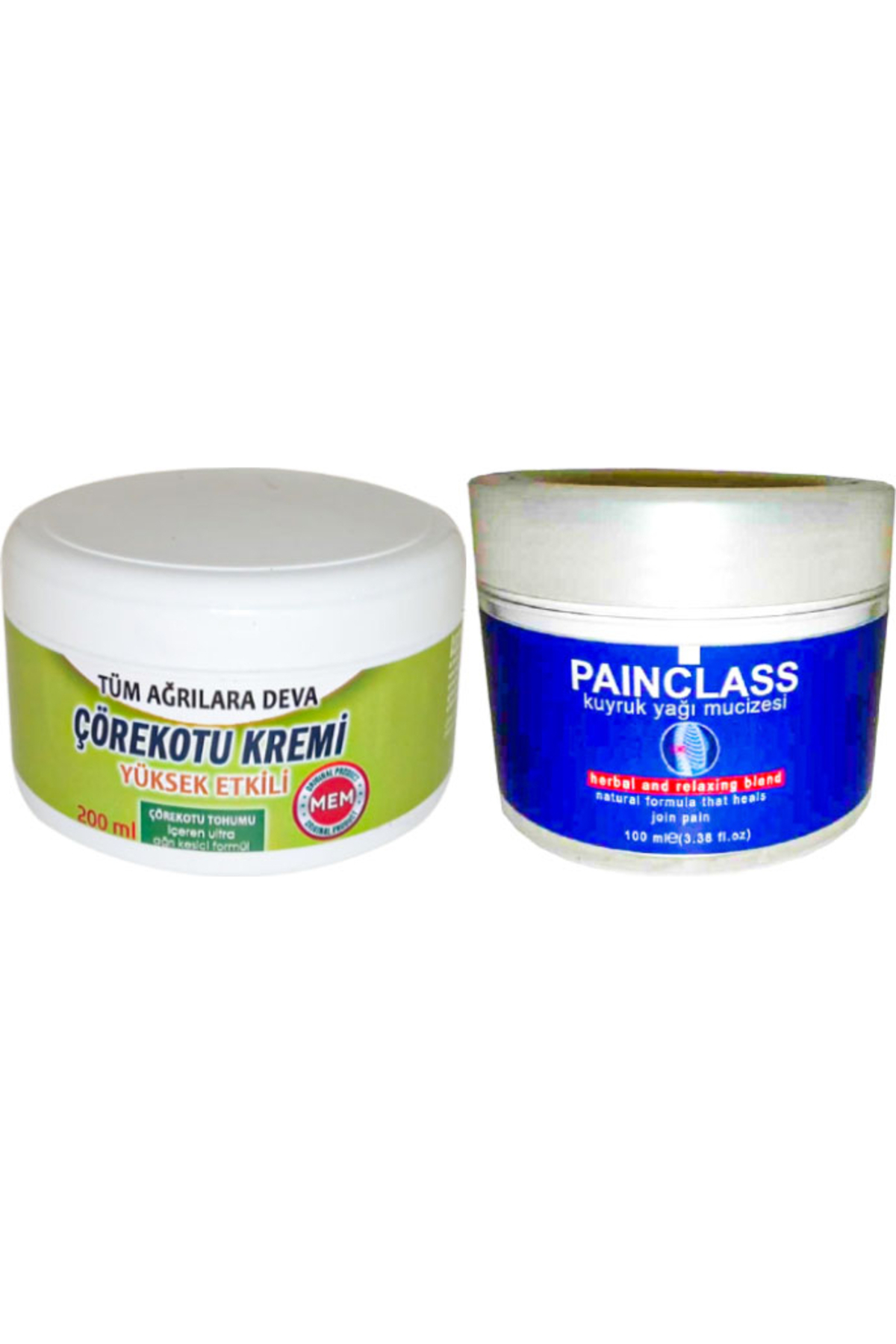 Bezos Çörek Otu Kremi Green Box 200 ml + Painclass Kuyruk Yağı Kremi 100 ml / Teskin Seti — GU-EYF-21375-AGC01