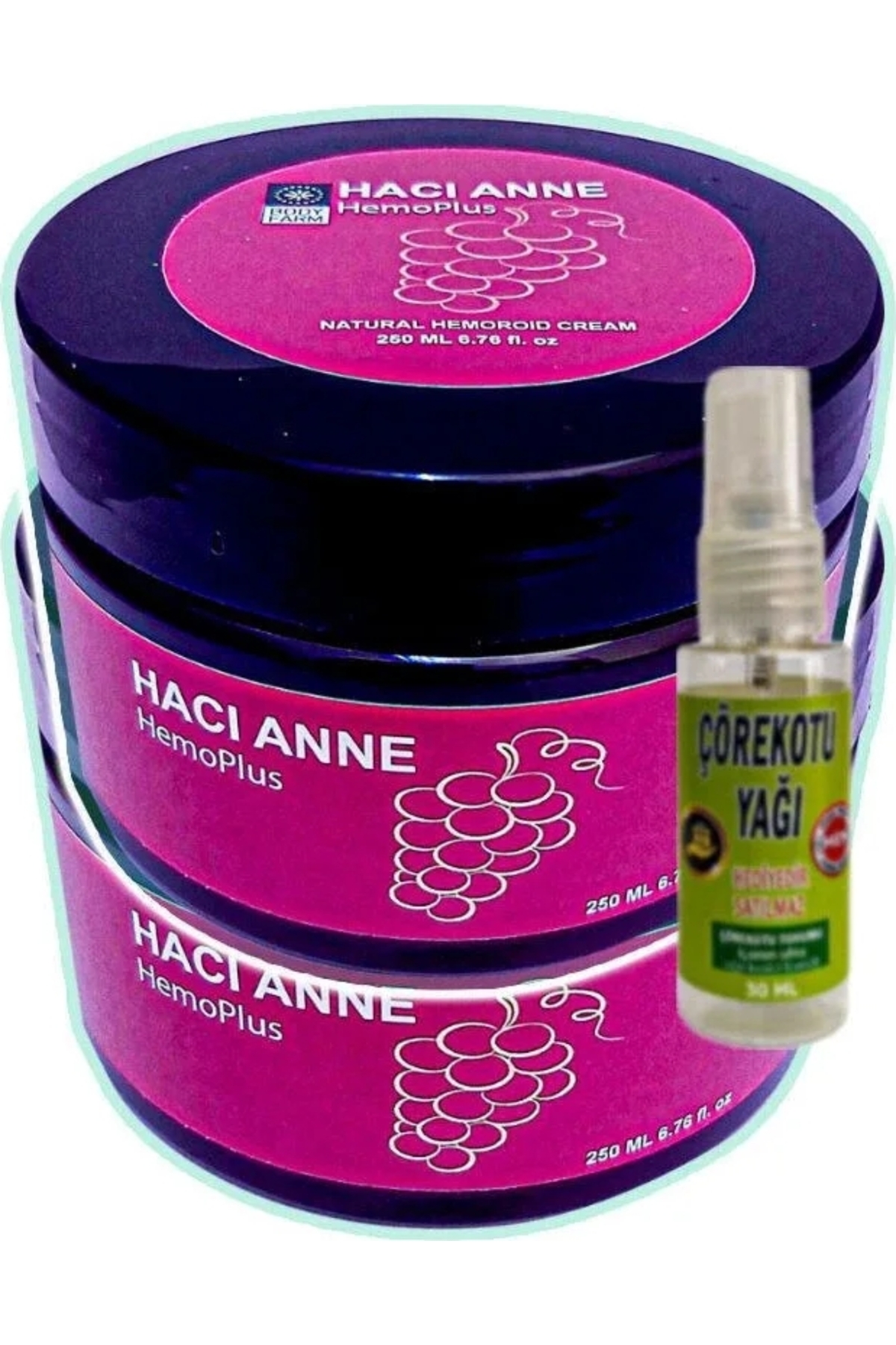 Bezos Hacı Anne 2X200 ml Kremi+30 ml Çörek Otu Yağı ile — GU-EYF-24483-NIDA01