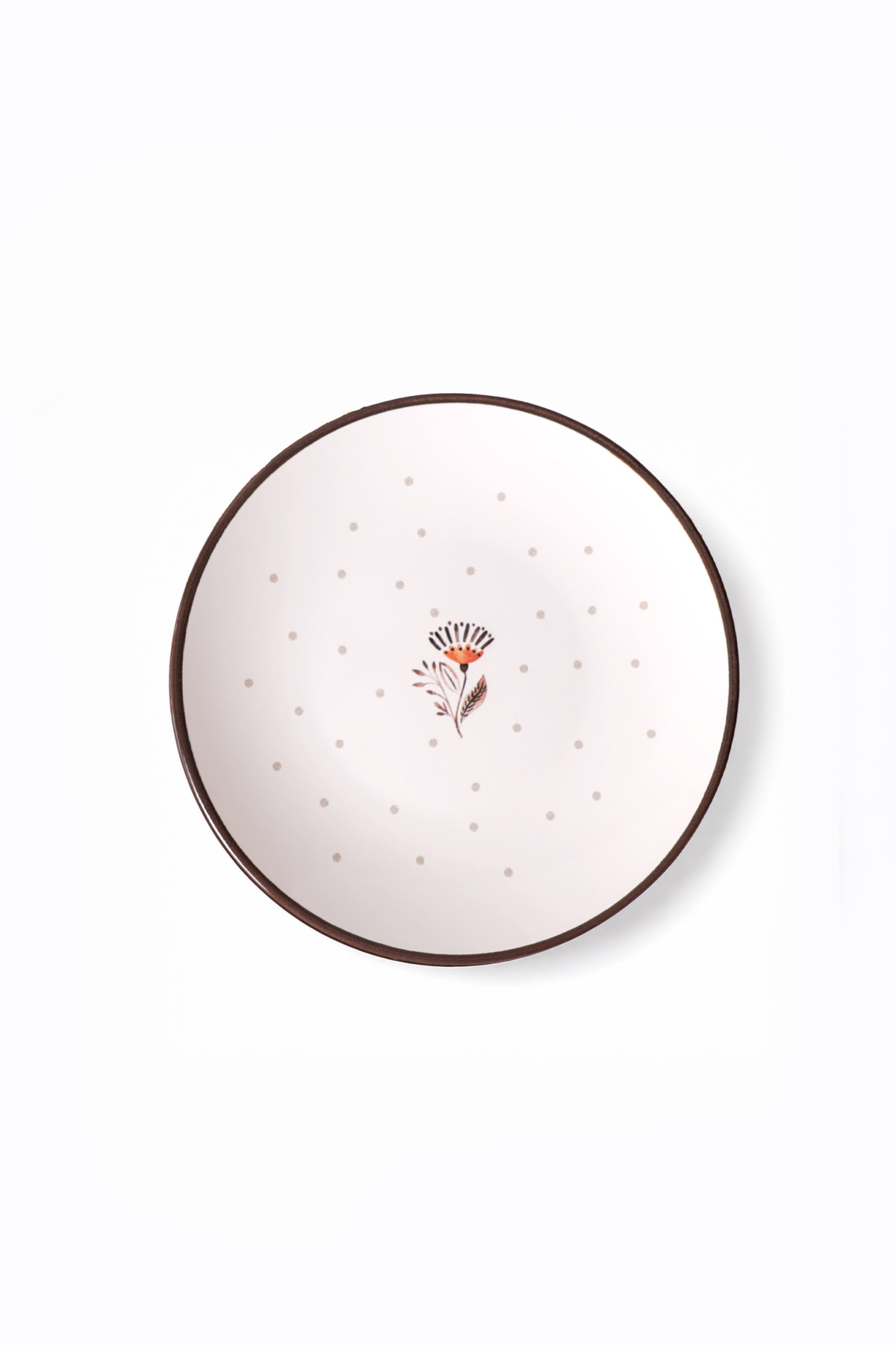 پک ۴ عددی بشقاب ماکارونی گل‌های غروب ۲۰ سانتی‌متری 23964-65-66-67
