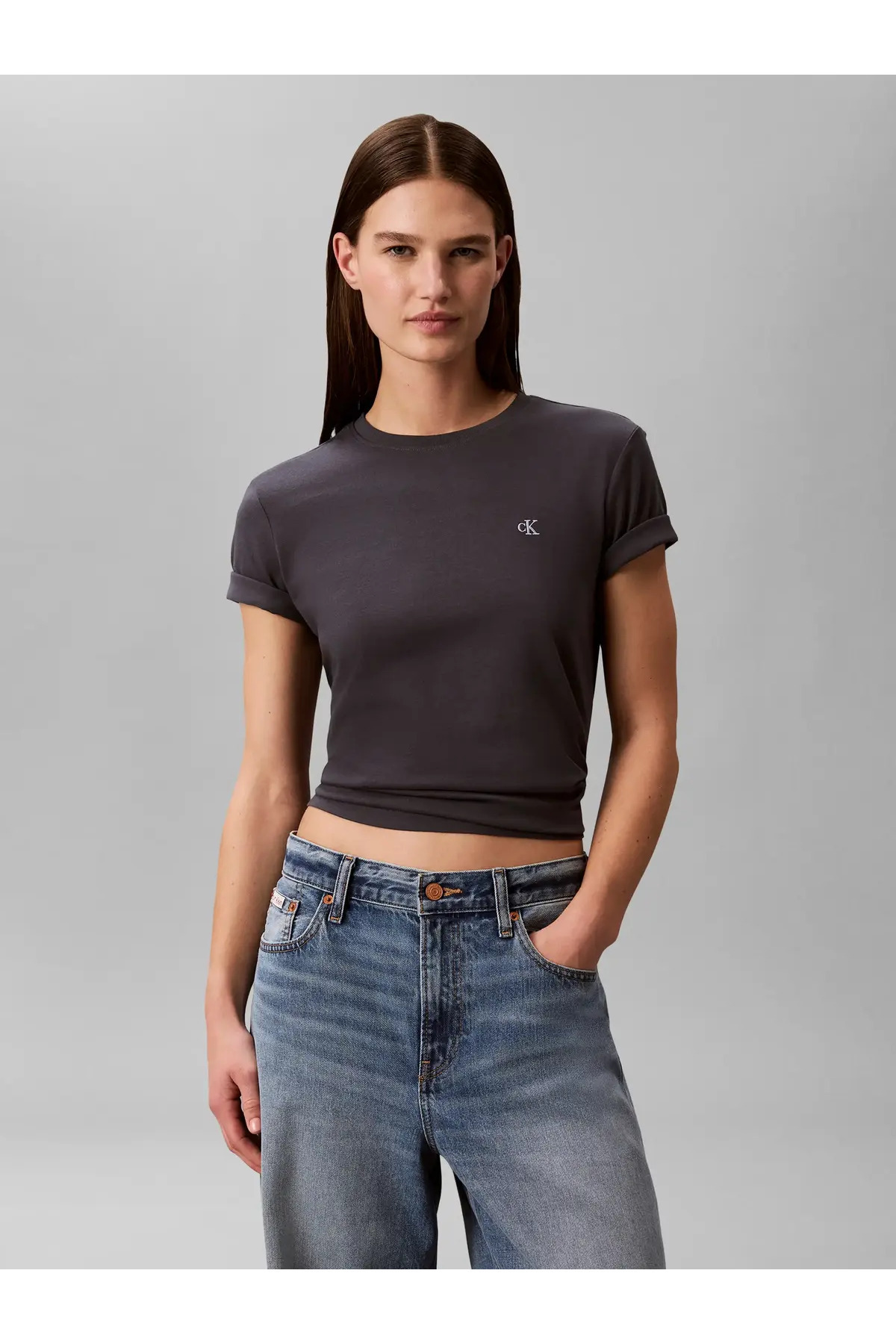 تیشرتزنانهCalvin Kleinخاکستری