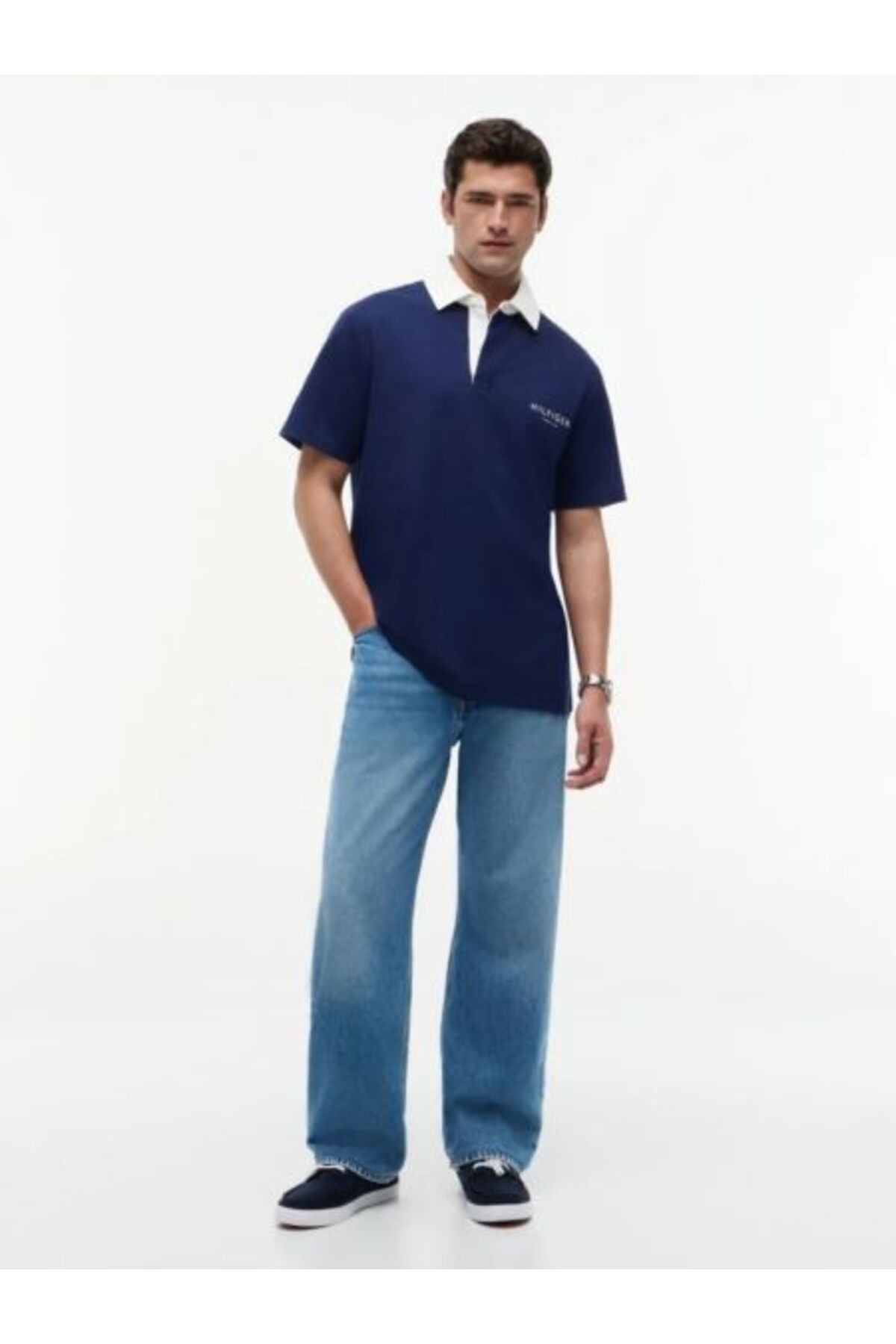 پولوشرت مردانه یقه پلو | تامی هیلفیگر Tommy Hilfiger MW0MW43284.DCC VN - تصویر 3