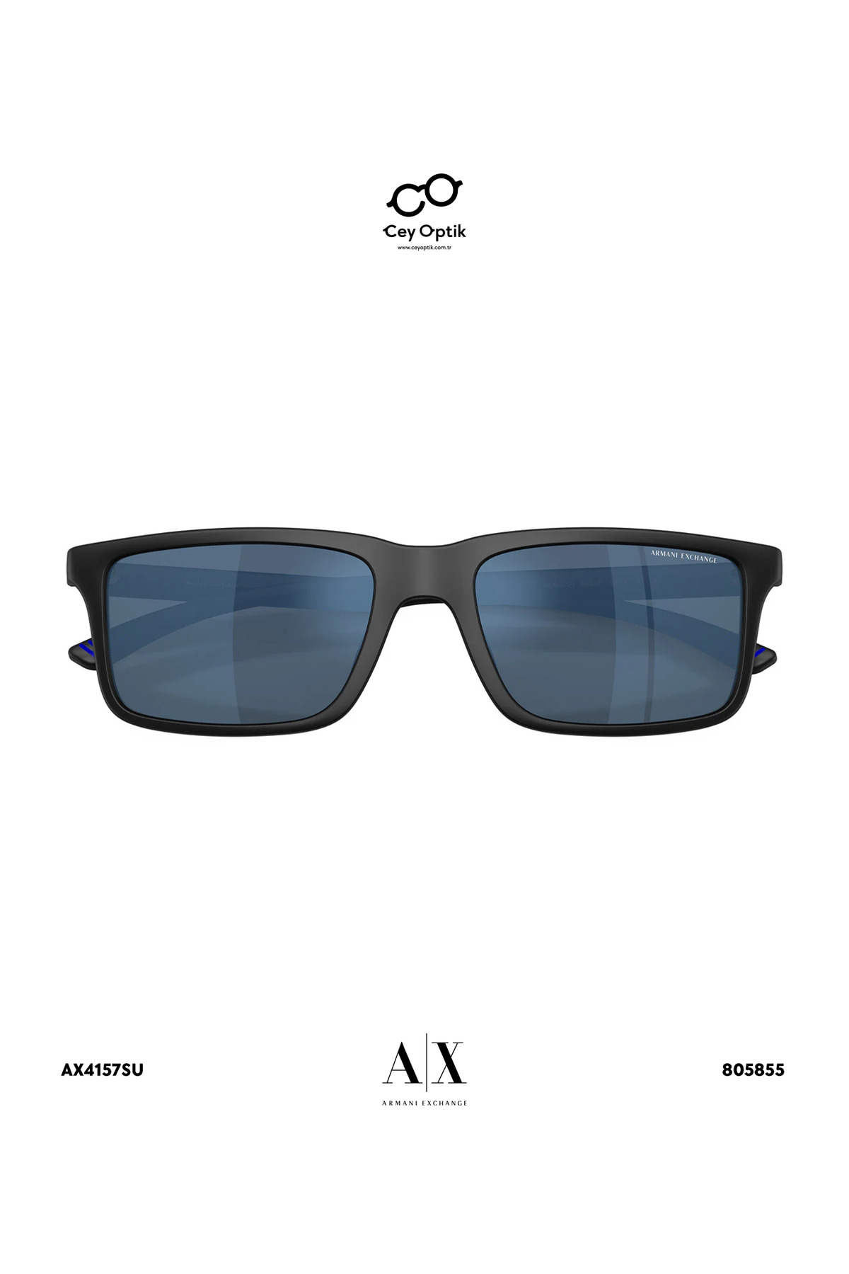 عینک آفتابی مردانه - AX4157SU - 19/57/145 آرمانی اکسچنج عینک آفتابی Armani Exchange