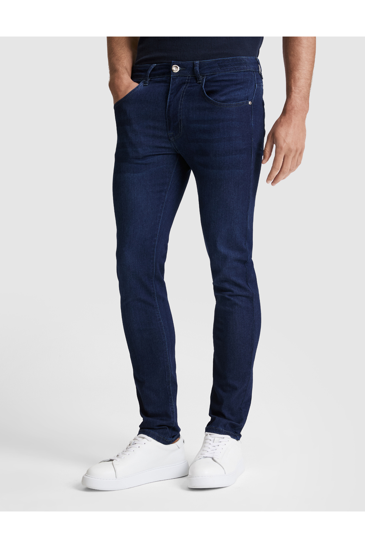 Pierre Cardin Lacivert Slim Fit Jean Pantolon 50320965-VR033 görsel 4