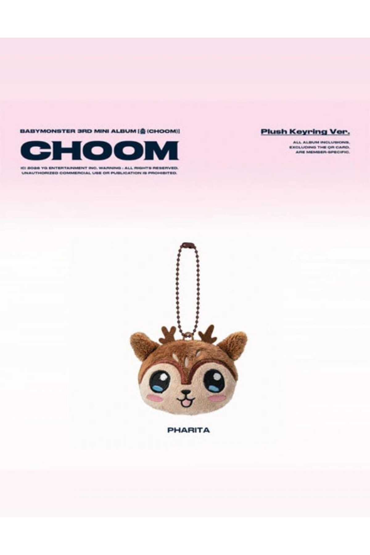 tays store BABYMONSTER - 3rd Mini Album [춤 (CHOOM)] Plush Keyring