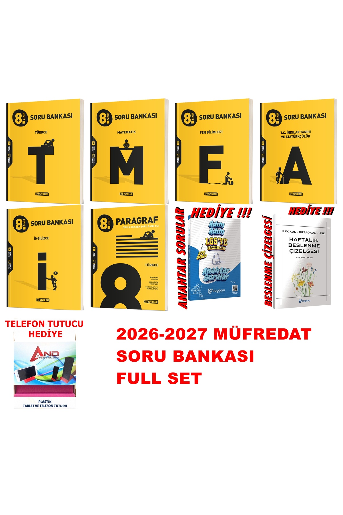 Hız Yayınları 8.SINIF LGS 2026-2027 MÜFREDAT SORU BANKASI ULTRA