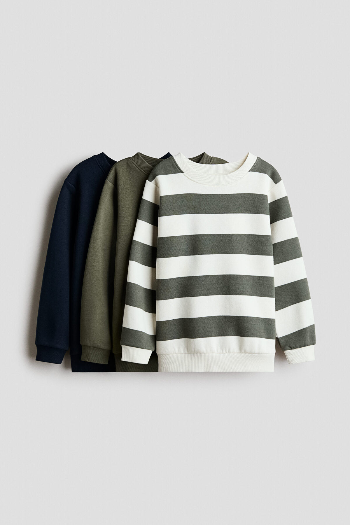 ست سویشرت سه تکه آستردار خزدار اچ اند ام سویشرت H&M