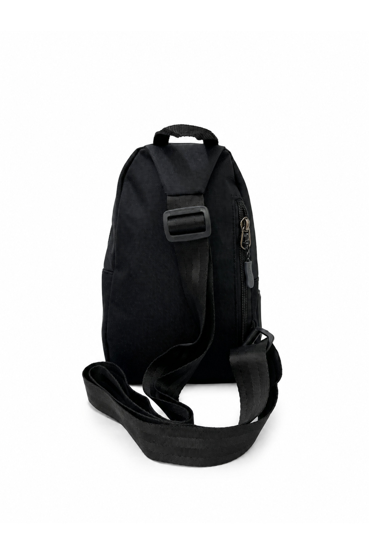 Sanmorris SEVENTEEN Unisex Küçük Boy Çok Gözlü Çapraz Askılı Body Bag SİYAH-GRİ görsel 2