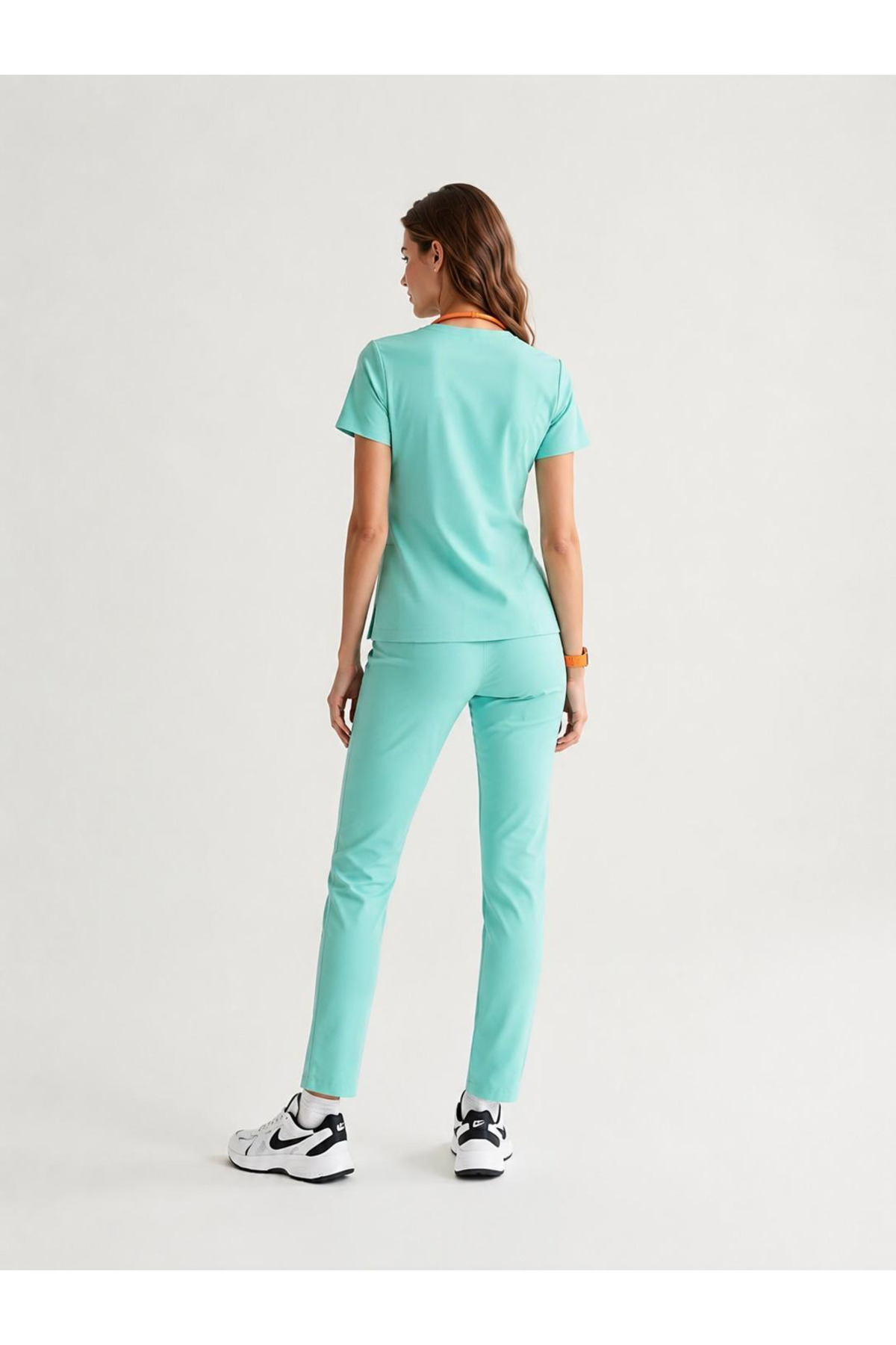 نعناع تازه اسکراب LUX LYCRA SUIT DOCTOR NURSE JERSEY 2
