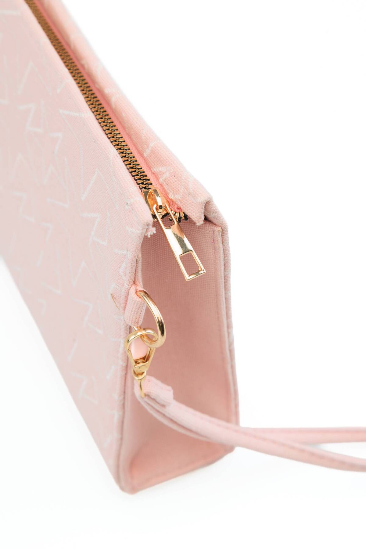 Shkup Kadın Yıldız Nakışlı Portföy El Çantası Bilek Askılı Şık Clutch Çanta görsel 5