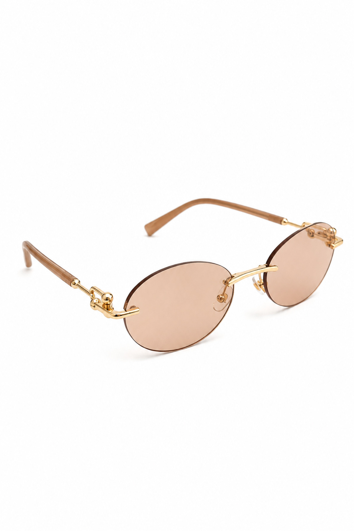 By Donetto Sindy Oval Gold Uv Korumalı Güneş Gözlüğü görsel 4