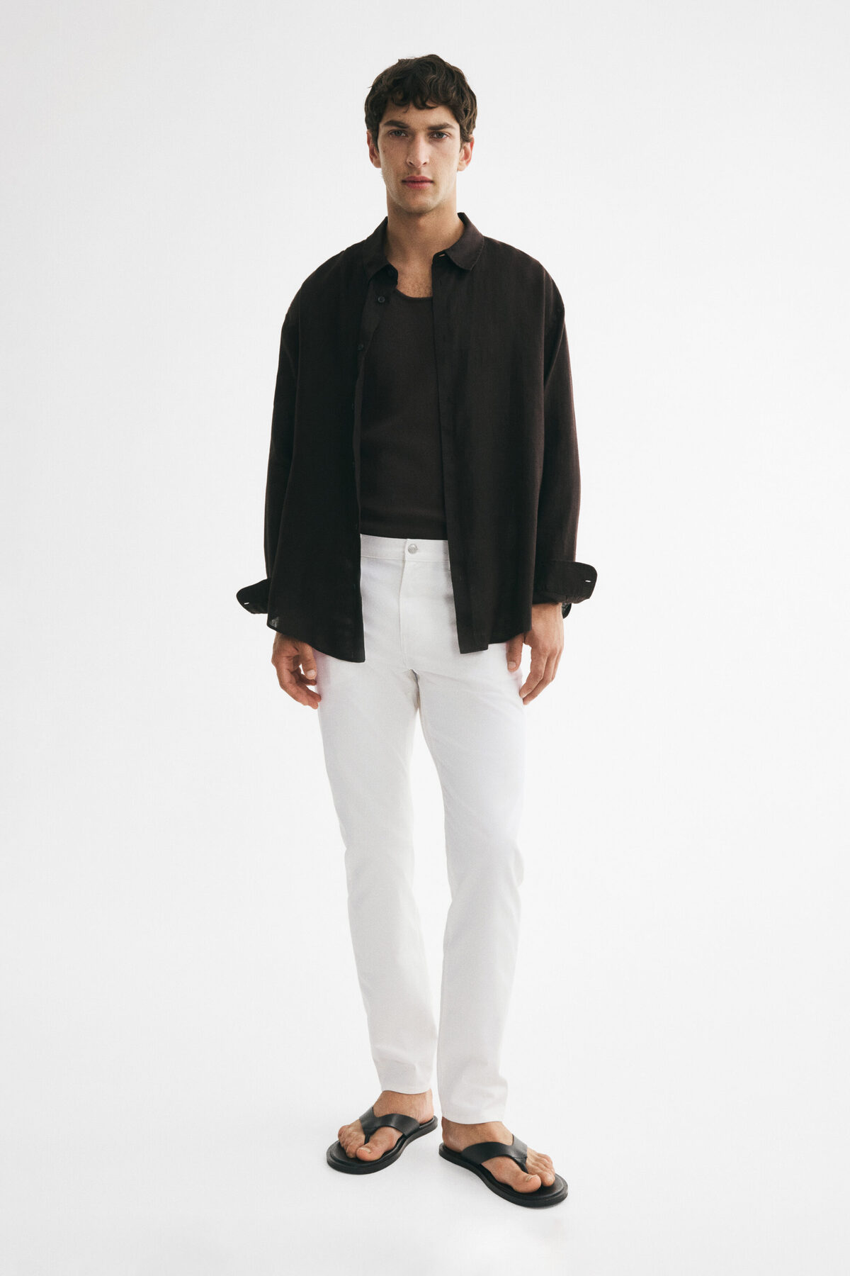 شلوار اسلیم فیت ۵ جیب اچ اند ام شلوار H&M