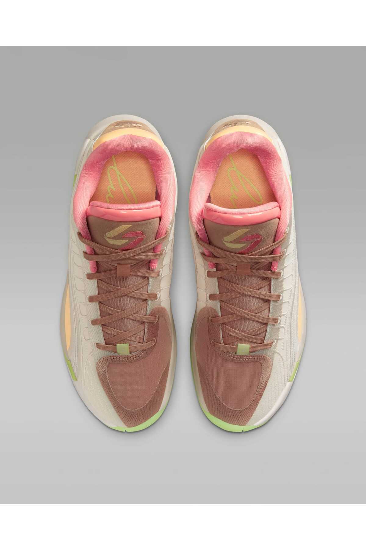 Nike Jordan Luka 4 'Light Orewood and Tangerine' UNISEX Basketbol Ayakkabısı (Blue Sport ) görsel 7