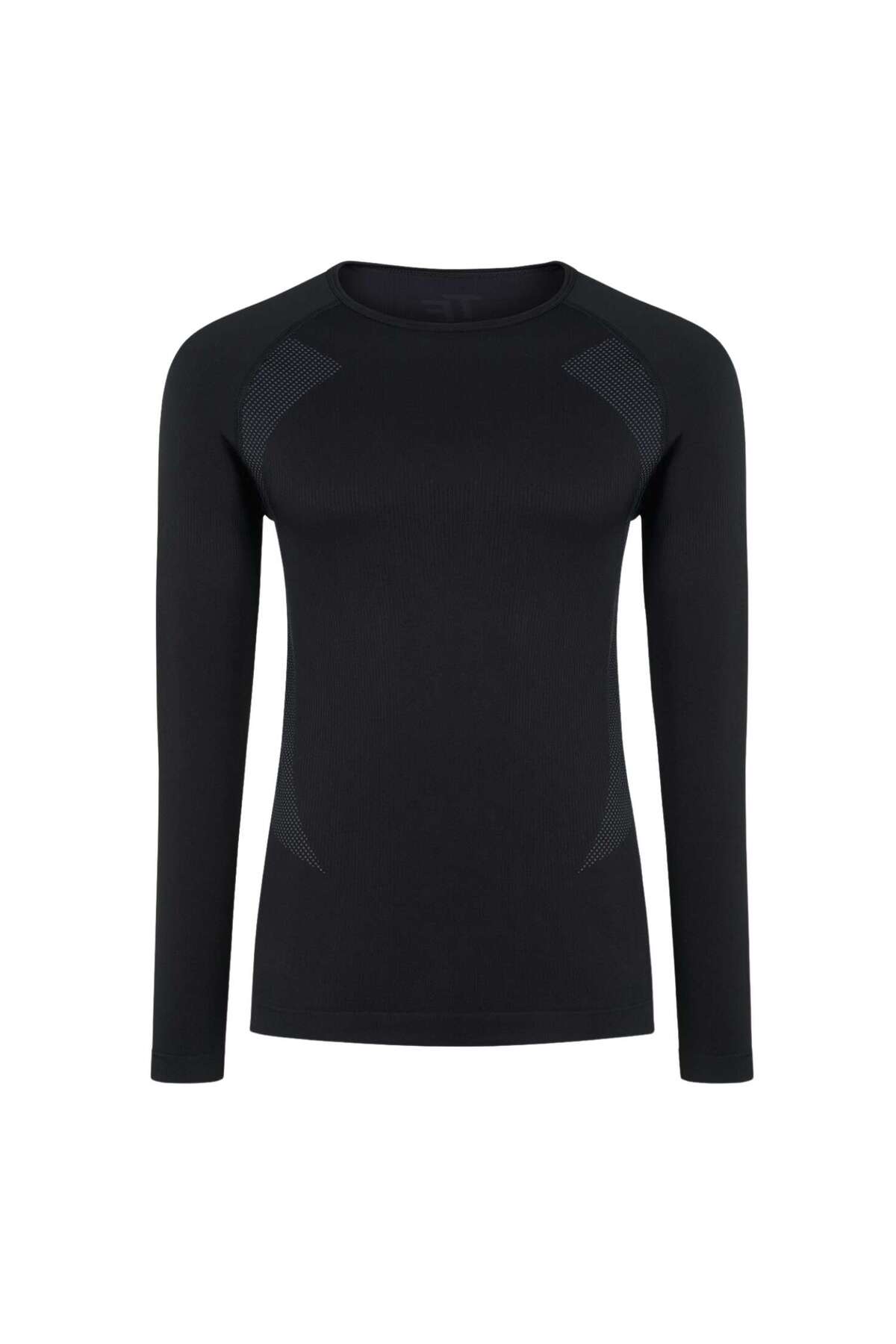 THERMOFORM Erkek Seamless Termal Sweatshirt Siyah görsel 2