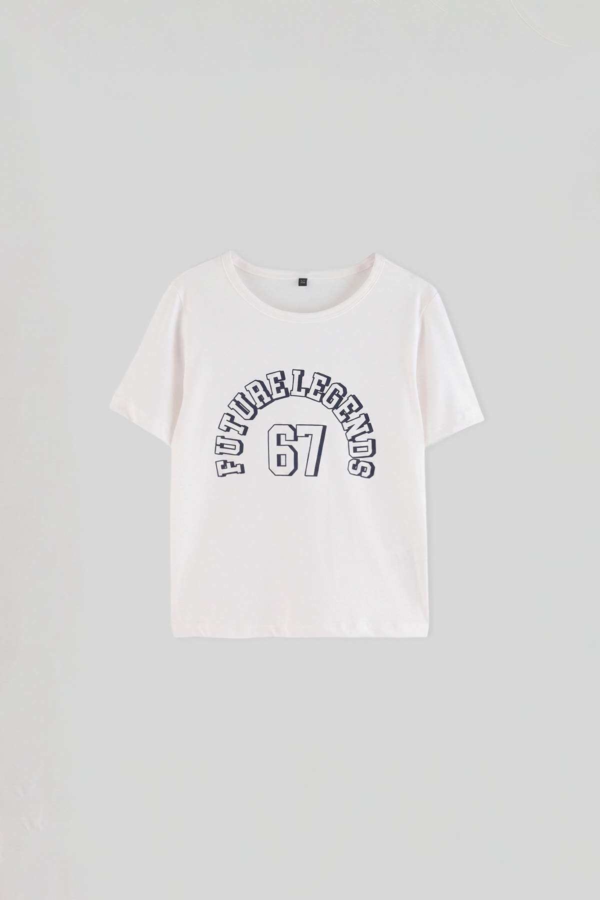 Trendyolmilla Kids Ekru Düz Örme T-Shirt TKDSS26TS00096