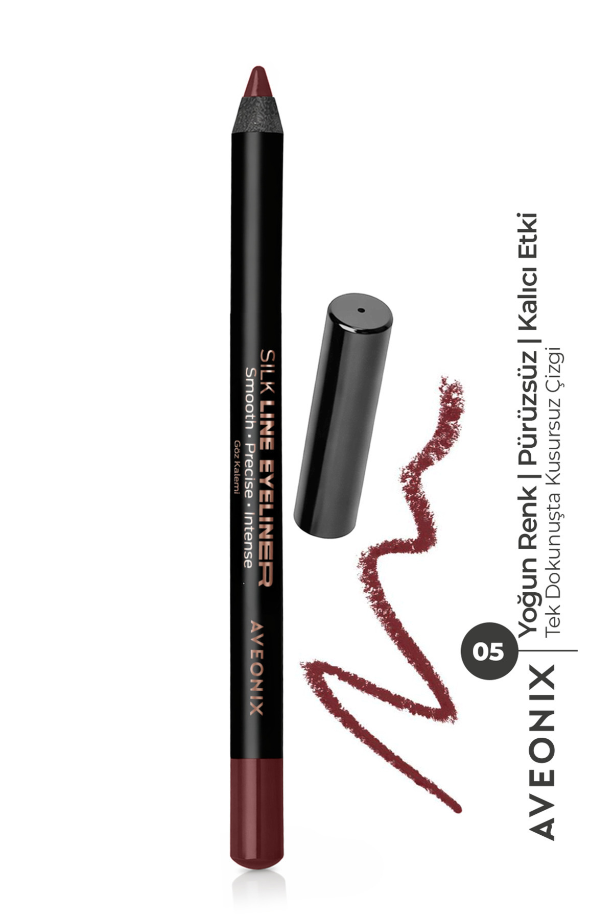 AVEONIX Silk Line Eyeliner 05 – Kolay Uygulama ve Uzun Süre Kalıcılık - Fiyatı, Yorumları