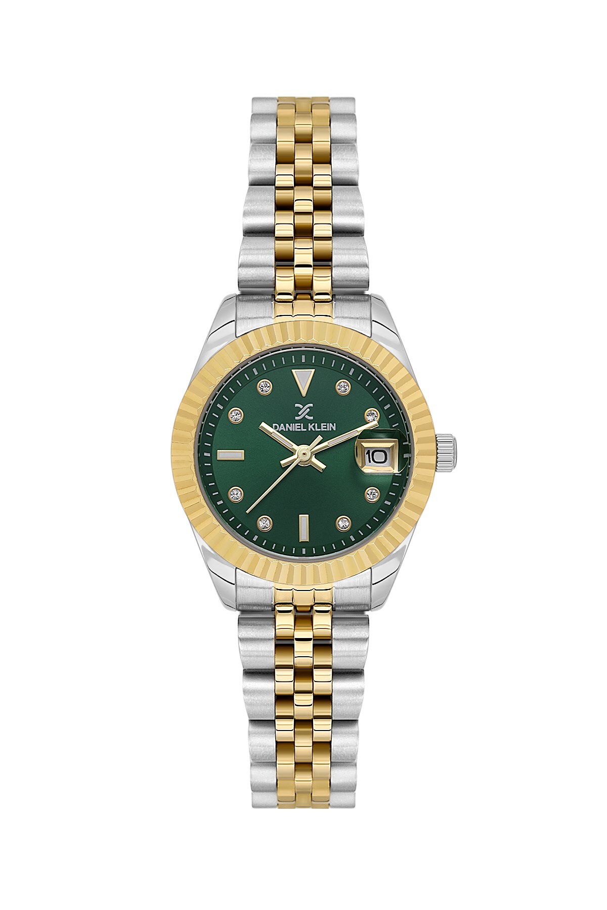 Yellow Silver Retro Mini Rolex Case Women Wrist Watch
