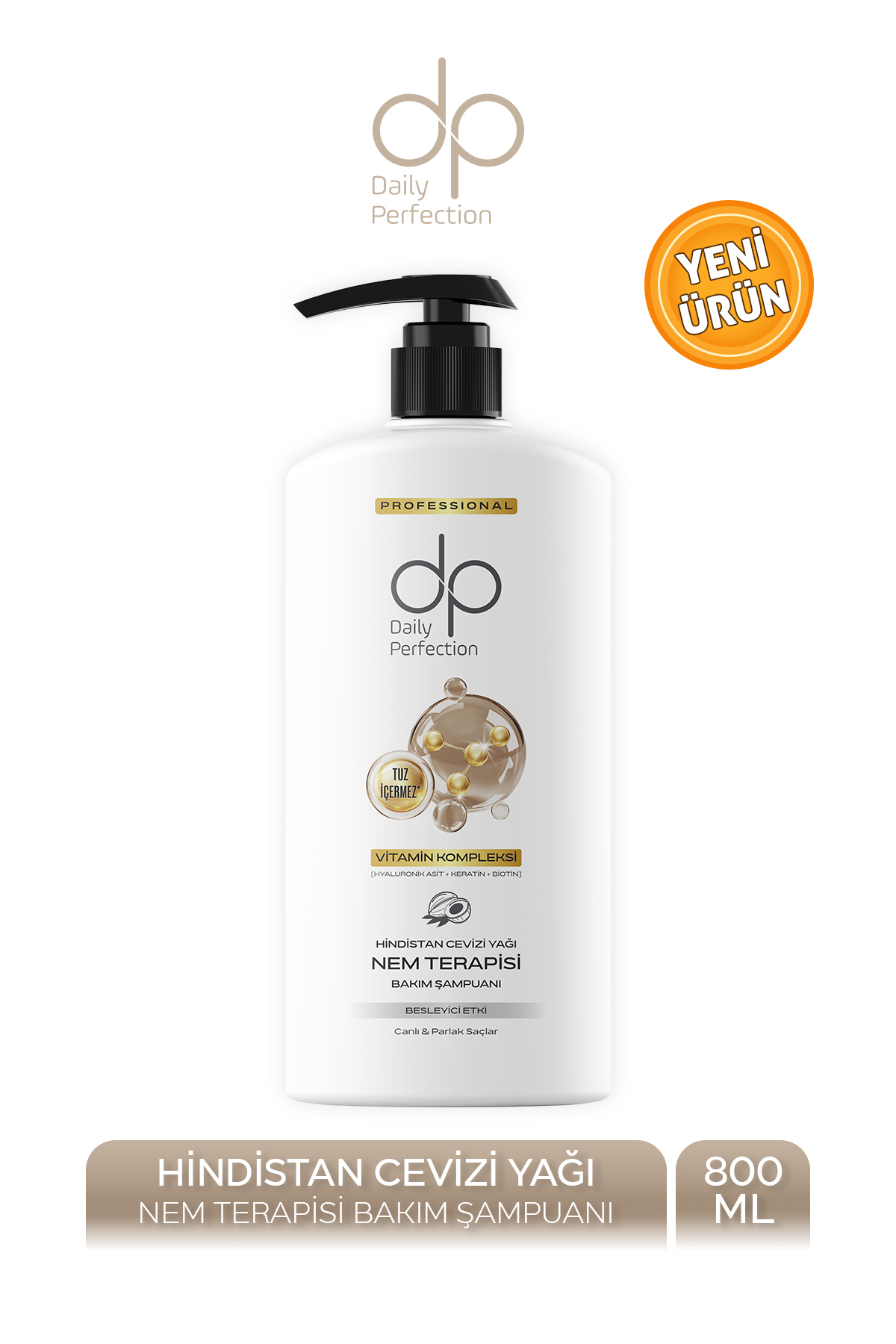 dp Daily Perfection Şampuan Hindistan Cevizi Yağı 800 ml - Fiyatı, Yorumları