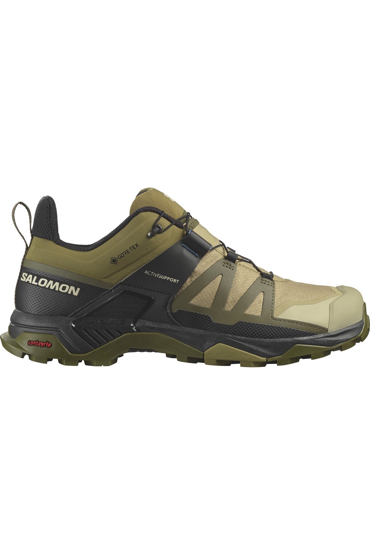 کفش مردانه خاکی رنگ M X Ultra 4 GTX مدل ۴۱۲۸۷۰ سالومون کفش بیرونی Salomon