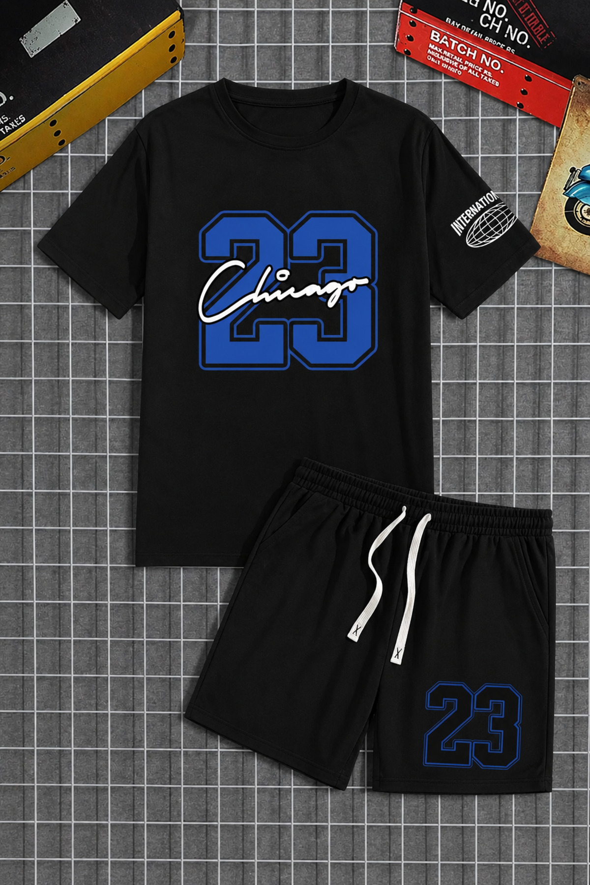 BOTTOM/TOP T-SHIRT AND SHORTS SET CODE ALT171