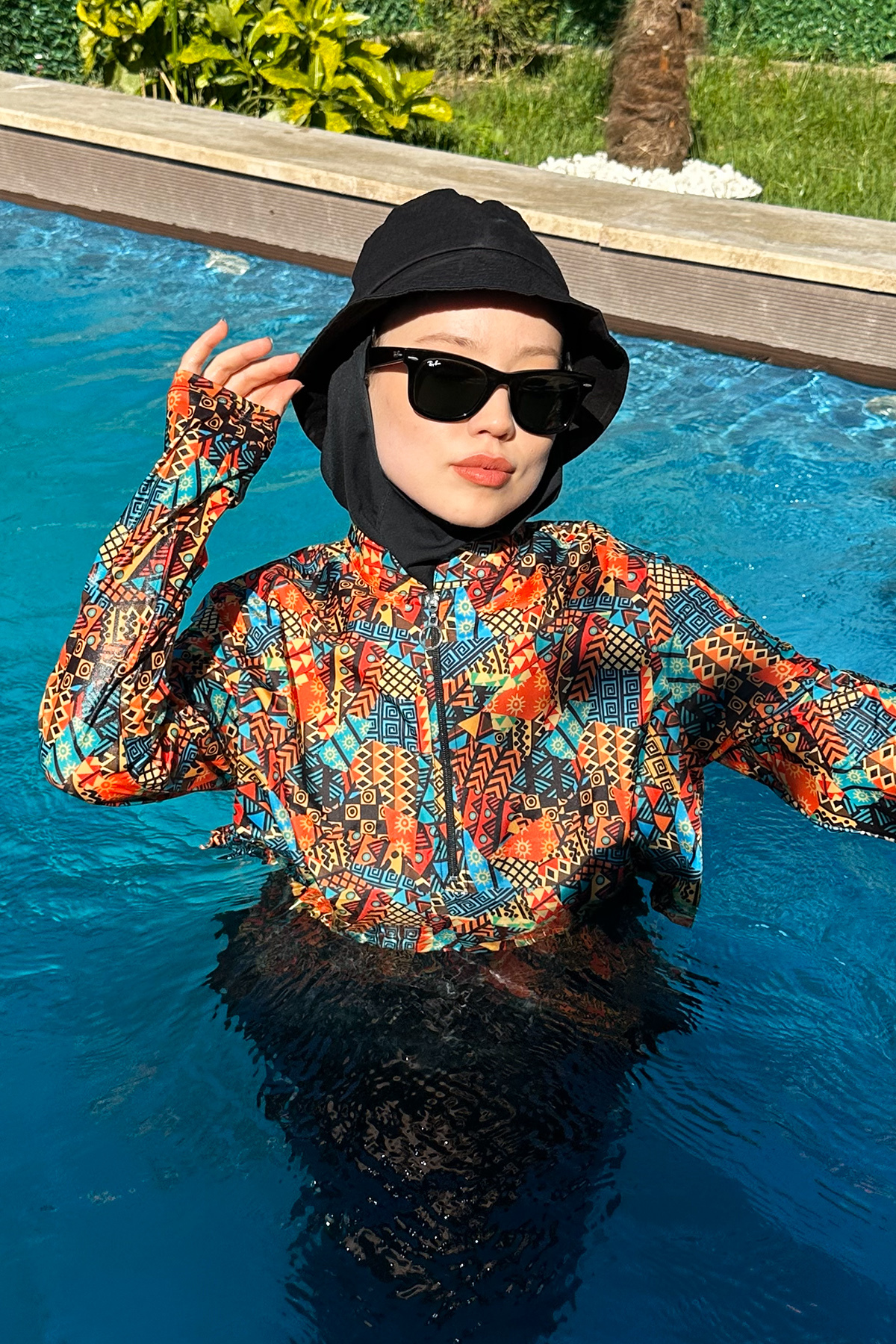 Cotton Bucket HatRŞ-110 Black