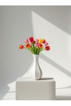 GLRHOME El yapımı küçük boy taş vazo dekoratif bohem vazo 15 x 8cm