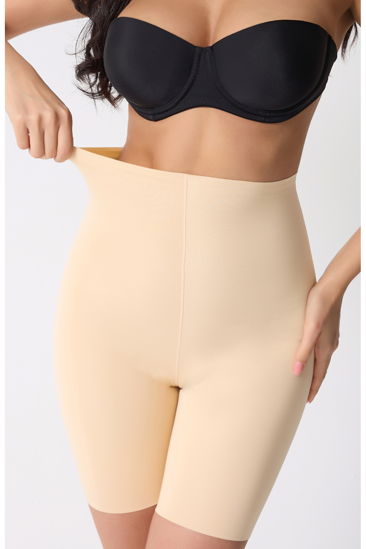 Slimming and Gathering Effect Non-marking Laser Legged Corset