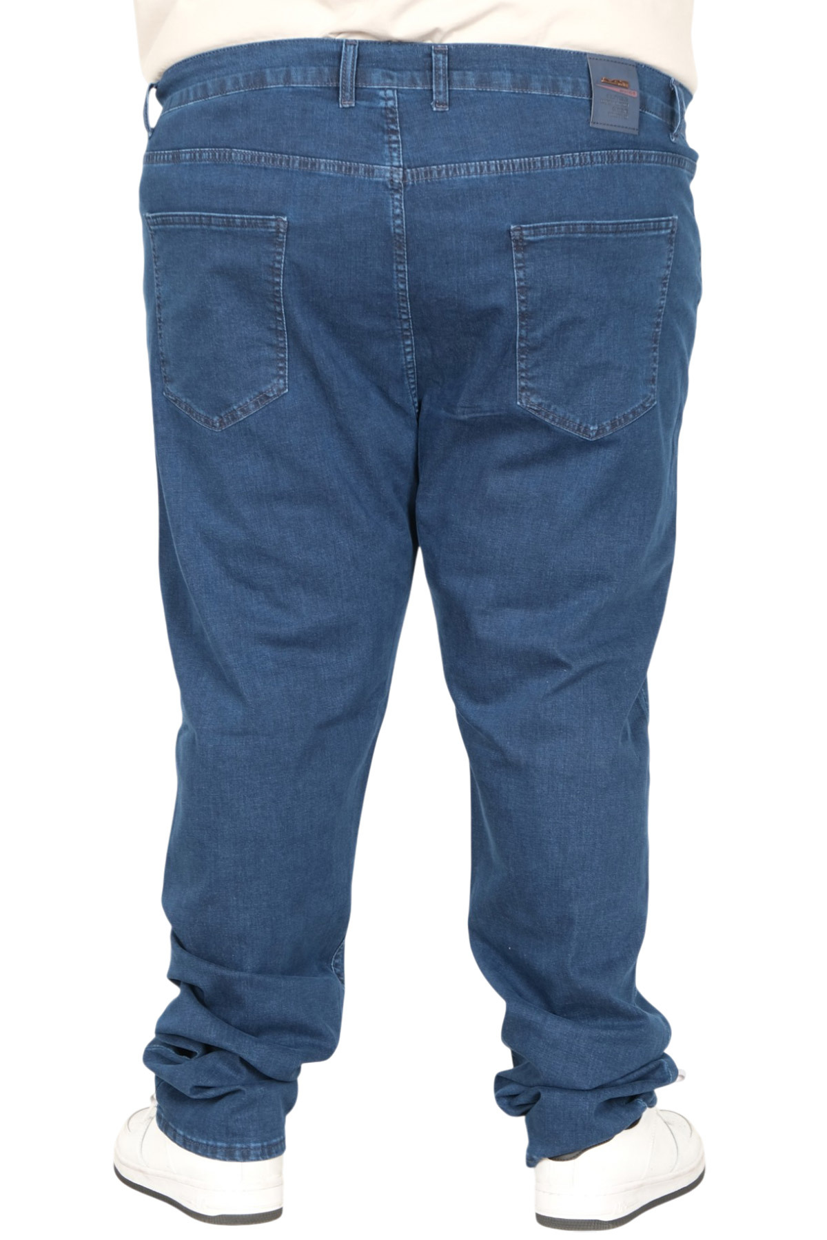 ModeXL Büyük Beden Erkek Kot Pantolon Klasik NEPTN 24900 Mavi görsel 5