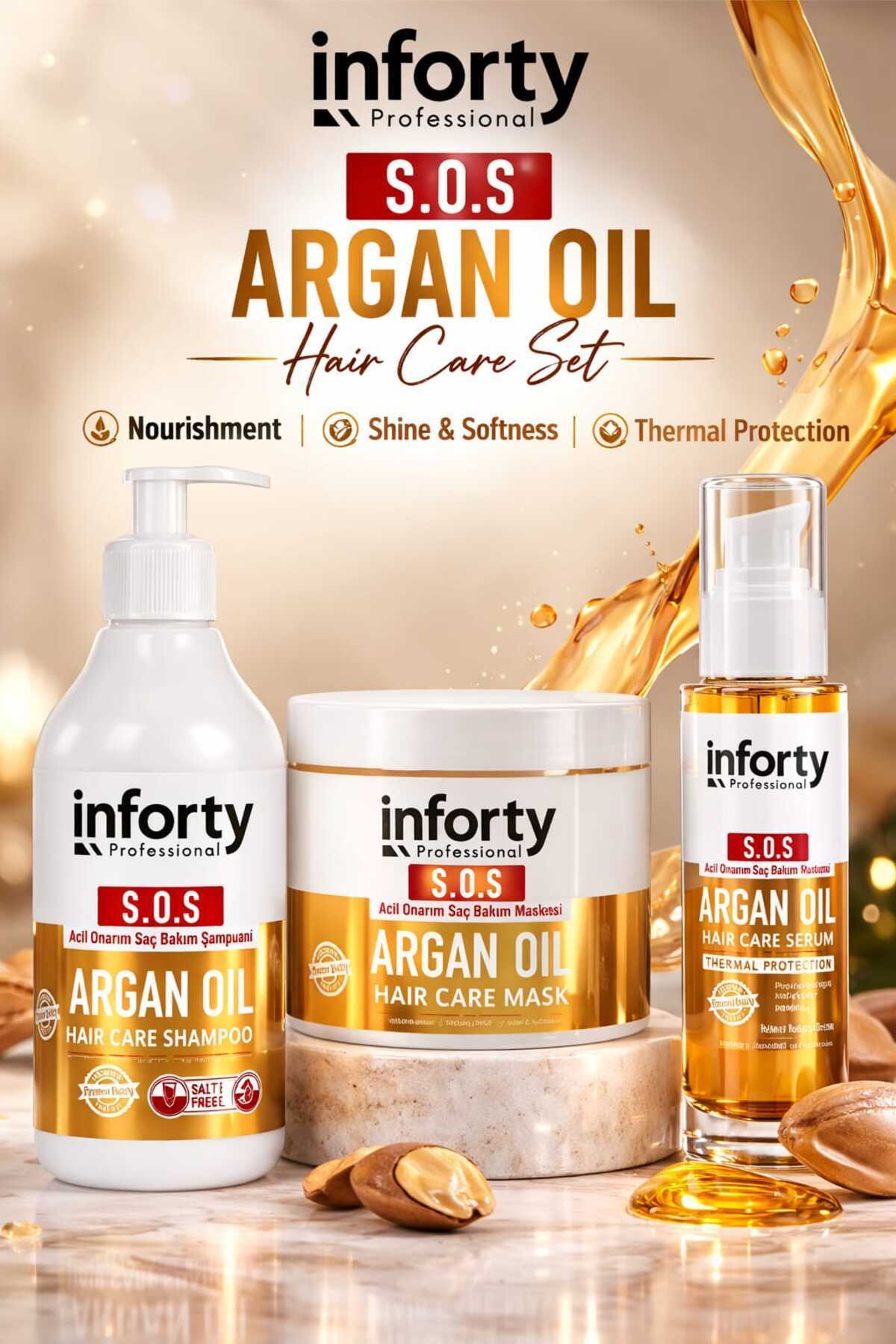 ACİL ONARIM (S.O.S) ARGAN SAÇ MASKESİ 500 gr — 9091 — تصویر 6 از 6