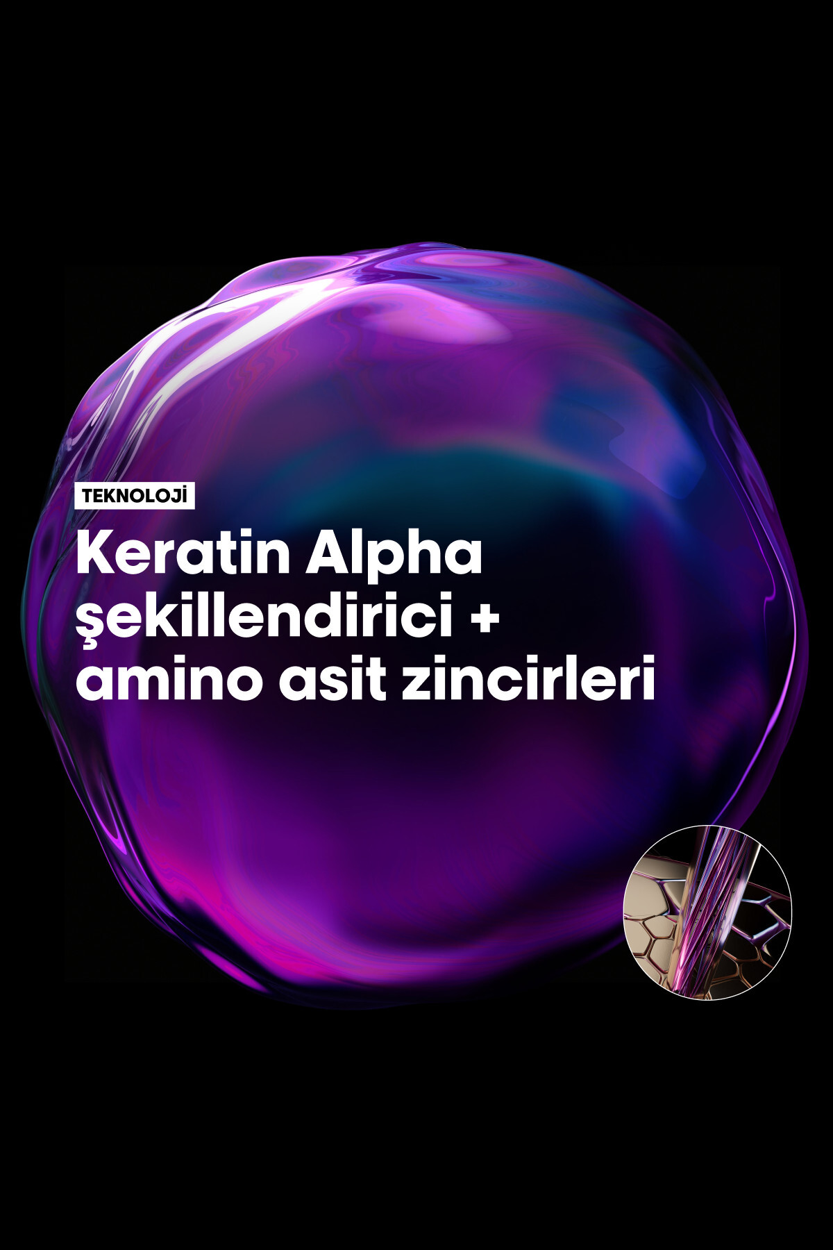 Serie Expert Keratin Alpha Sleek Düzleştirici ve Elektriklenme Karşıtı Bakım Seti — 3474637335748S1 — تصویر 8 از 8