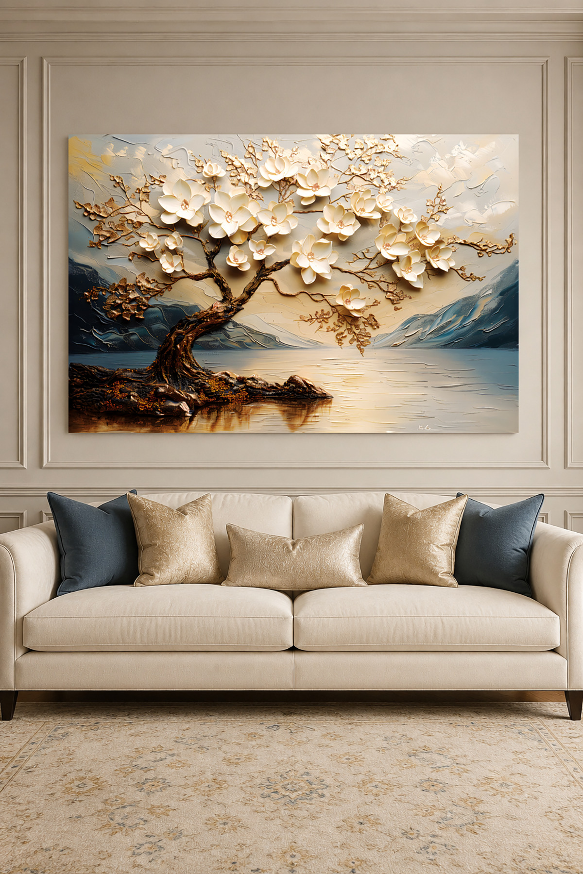 Calm Waters Canvas Wall Chart - Home Living Room Living Room Decoration