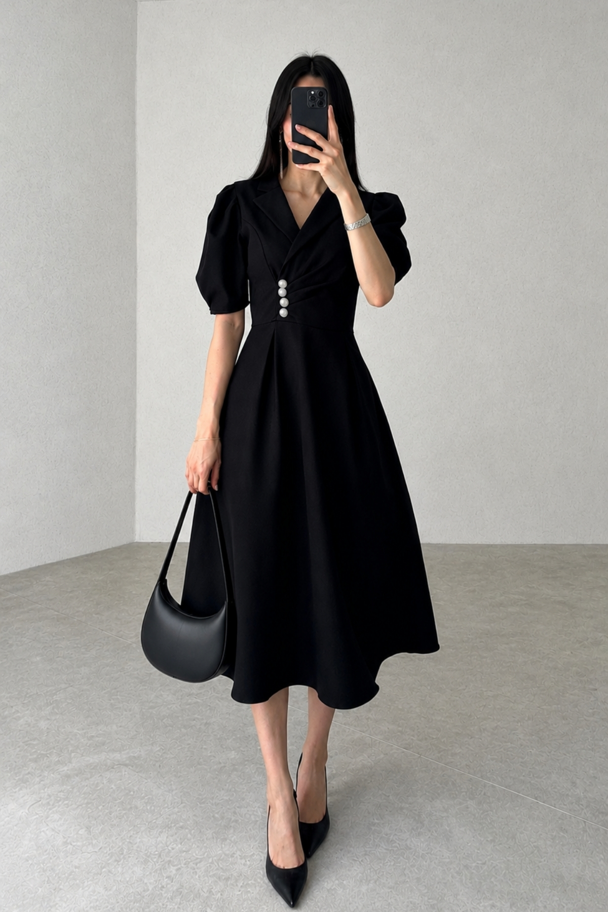 MODA DURAĞI  KALİTELİ MİDİ ELBİSE ELBİSE