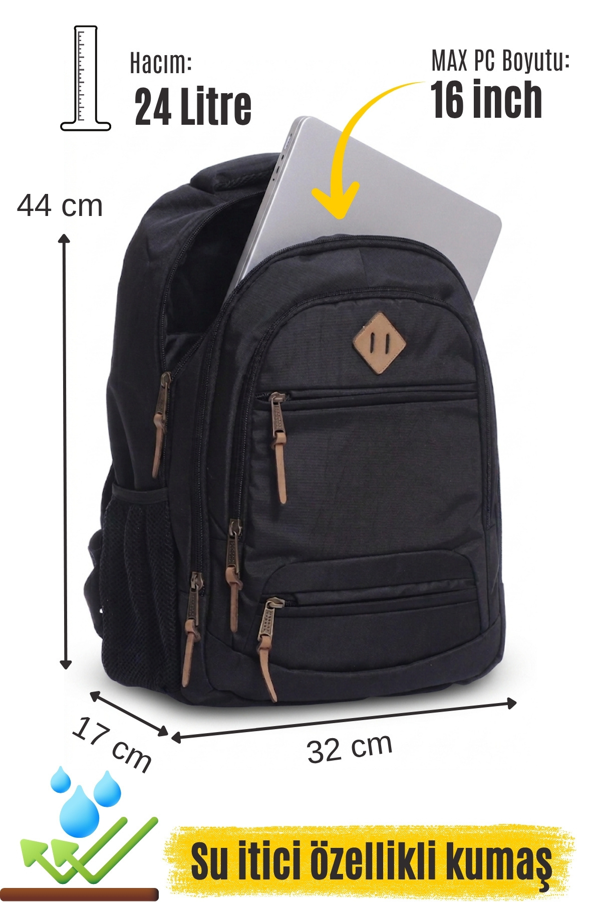 byhakan Gk19 Unisex Okul Sırt Çantası Öğrenci Günlük Seyahat Tatil Spor Yürüyüş Seyahat Gezi Kamp Günlük görsel 7