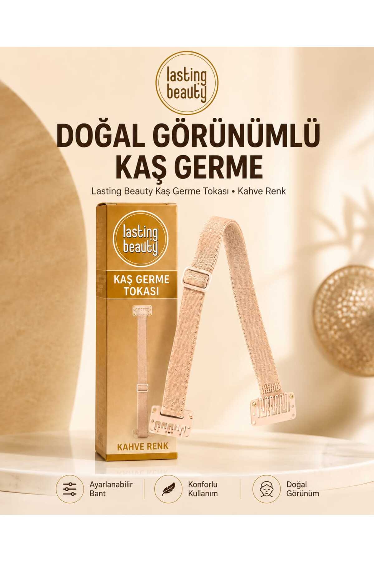 lasting beauty Kaş Germe toka Göz Germe toka Yüz Germe Ipli Toka Çekik Göz Yüz Germe Bandı