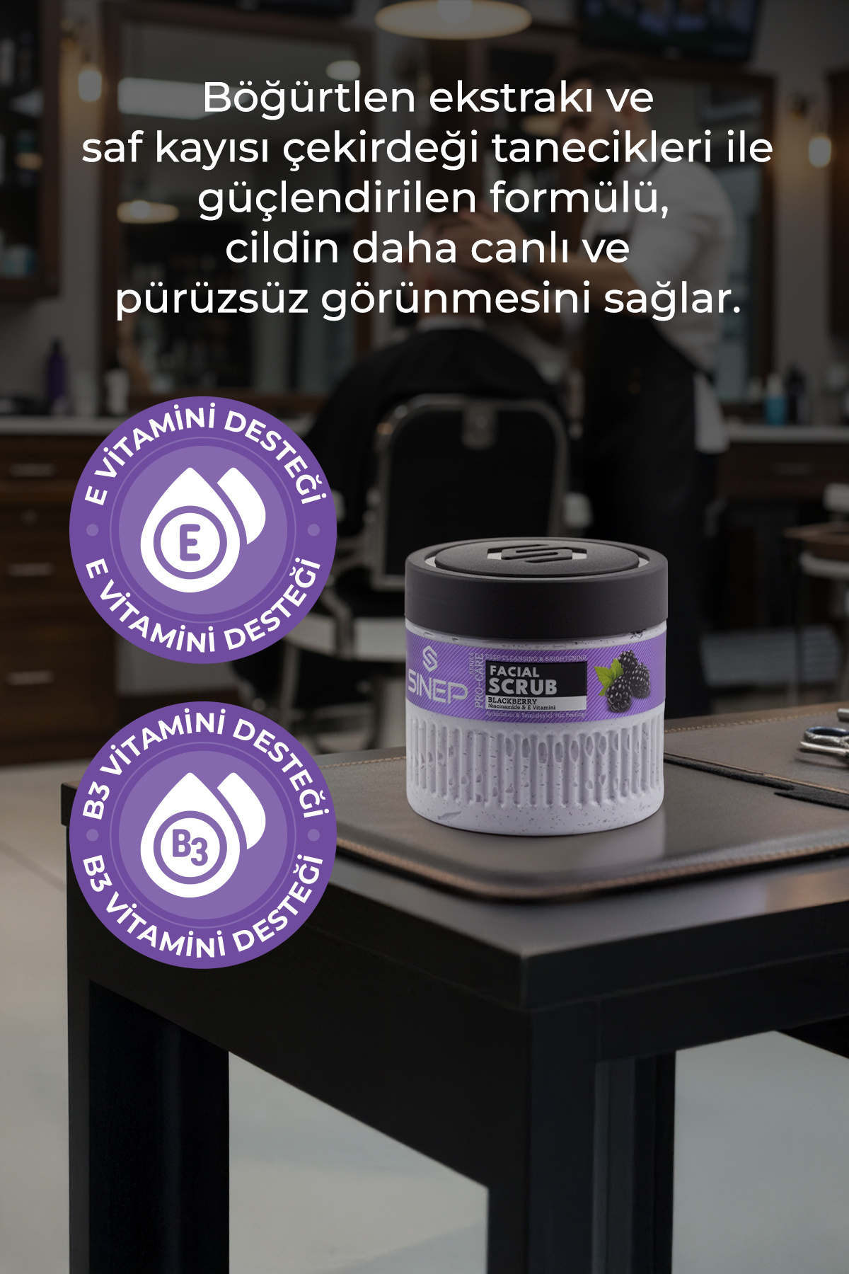 FACE&BODY SCRUB 400ML 5- BLACKBERRY — KB.VBU.0018.21306 — تصویر 4 از 5