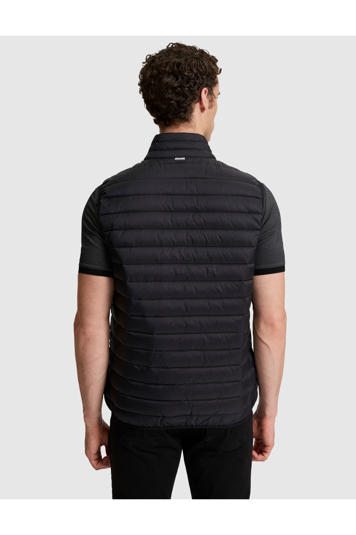Pierre Cardin Siyah Cropped Slim Yelek 50325298-VR046 görsel 5