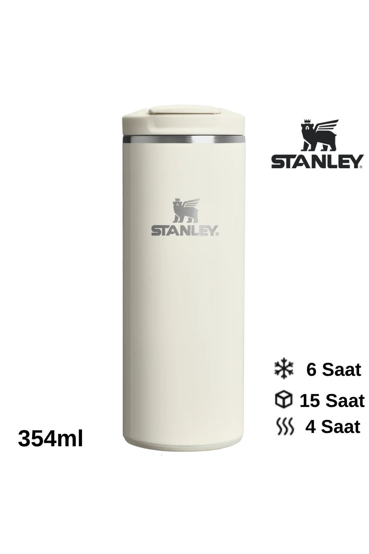 The Transit Fliptope Mug 0.35 L Thermos Mug Flask BEIGE
