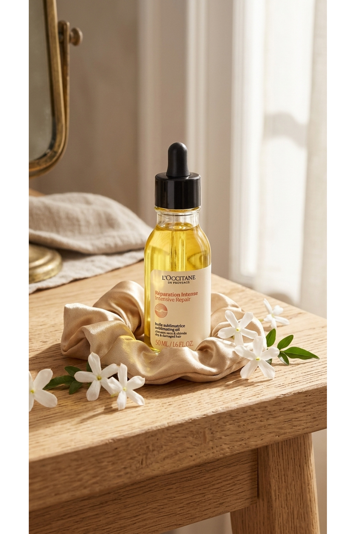 روغن مراقبت از مو ترمیم‌کننده و تقویت‌کننده، حاوی ۵ روغن ضروری: روغن آنجلیکا، پرتقال شیرین، اسطوخودوس و شمعدانی، ۵۰ میلی‌لیتر — 11HI050G24 — تصویر 3 از 6