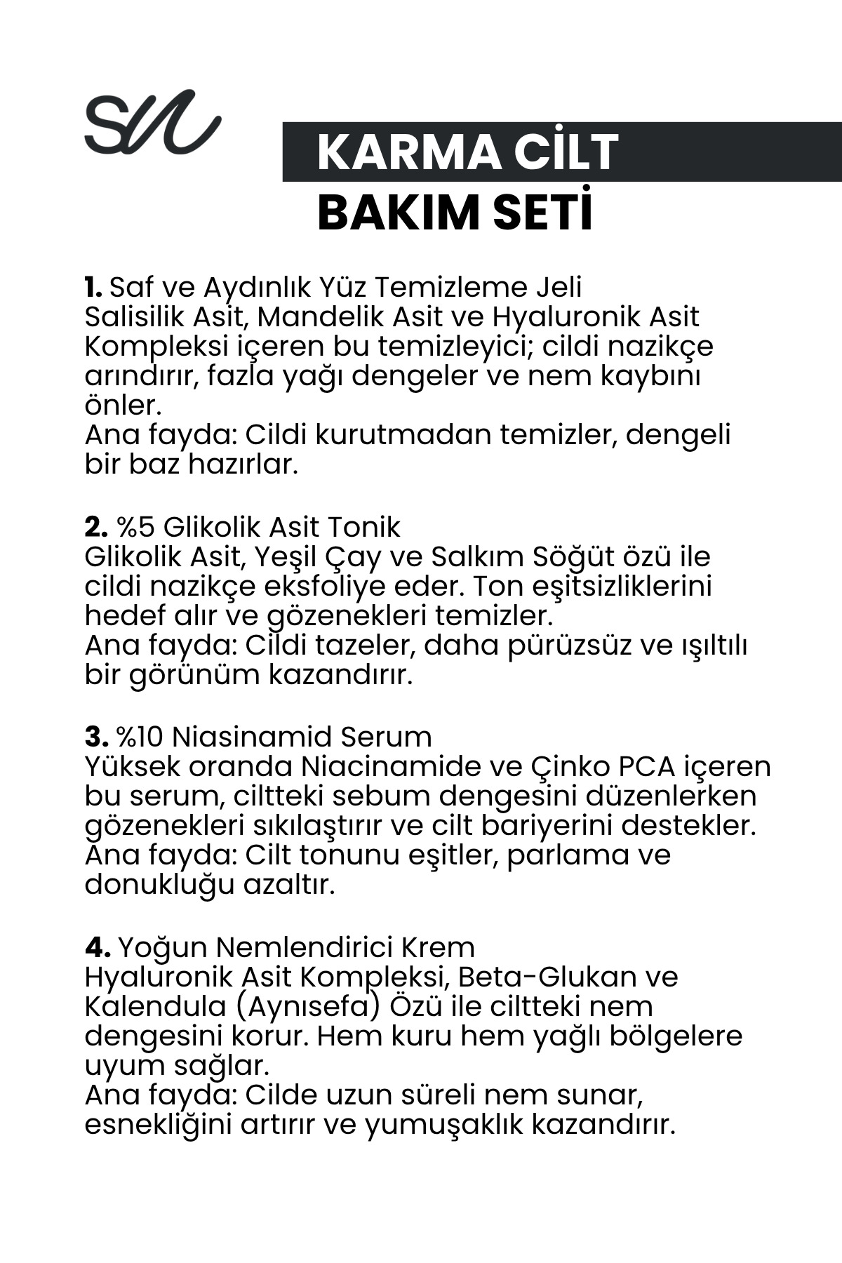 Karma Ciltler için Cilt Bakım Seti — YNGC1367303 — تصویر 2 از 3