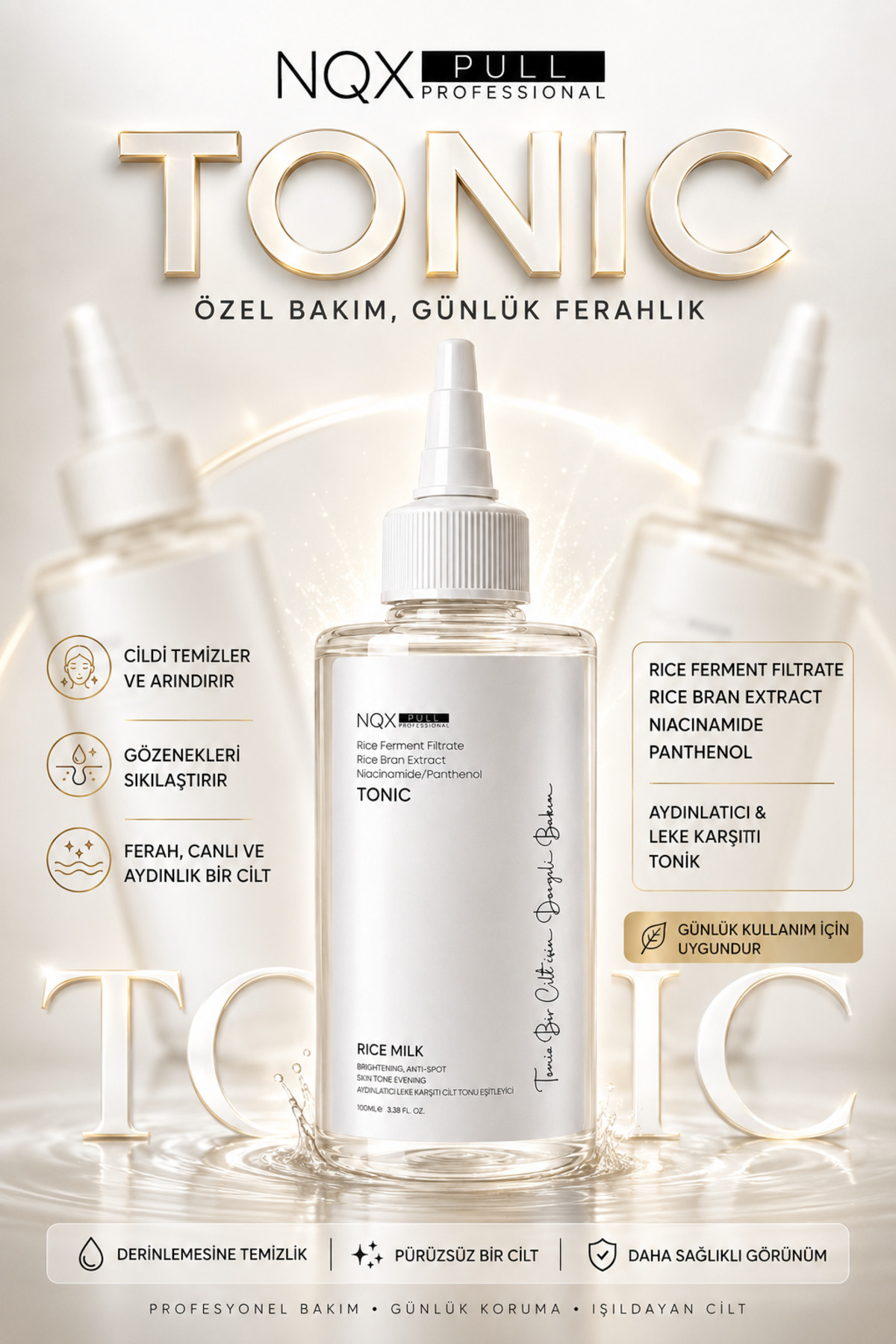 Rice Milk Tonik Pirinç Özlü Aydınlatıcı Leke Karşıtı Cilt Tonu Eşitleyici Tonik 100 ml — sh43 — تصویر 2 از 4