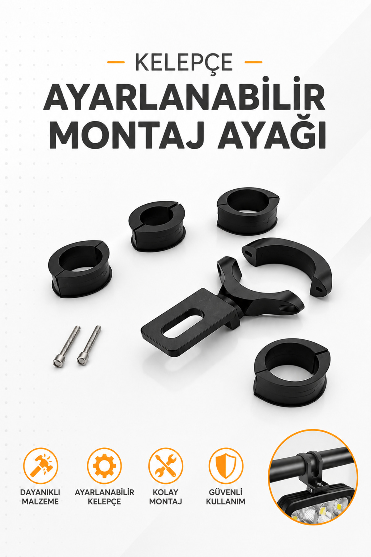 C9 Motosiklet Aksesuar Seti – Fırsatlar Trendyol'da! 🧡