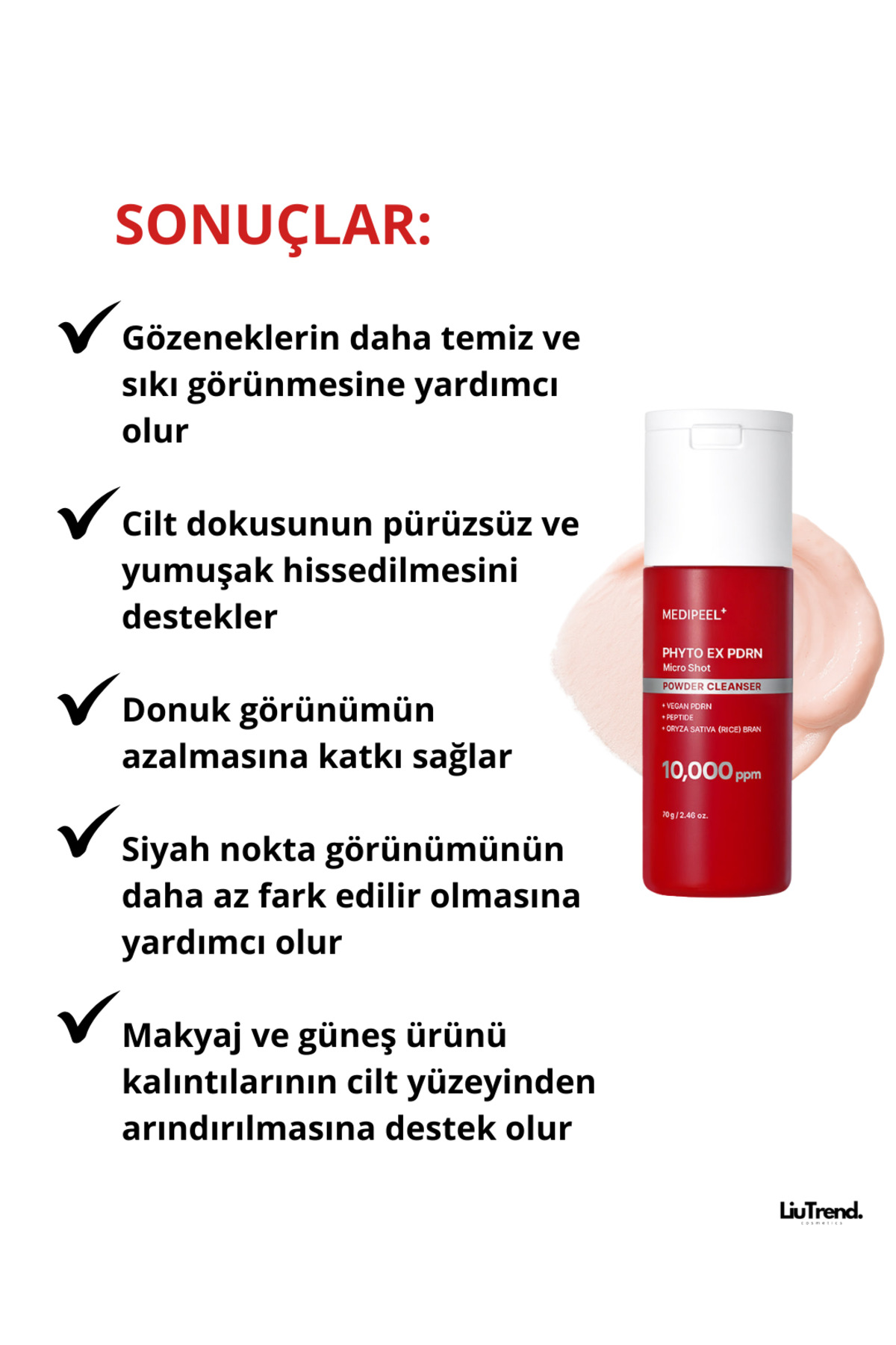 Phyto EX PDRN Micro Shot Powder Cleanser 70 g PDRN içeren yüz temizleme pudrası — M0454 — تصویر 4 از 6