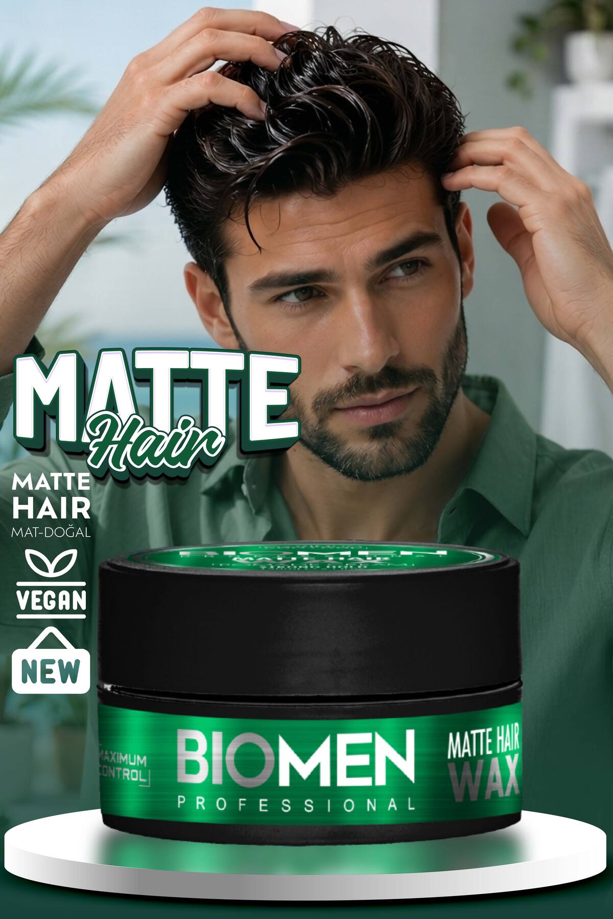 Mat Görünüm Sağlayan Şekillendirici 100 ml - Doğal ve Mat Wax — 8684302535372-1 — تصویر 2 از 3