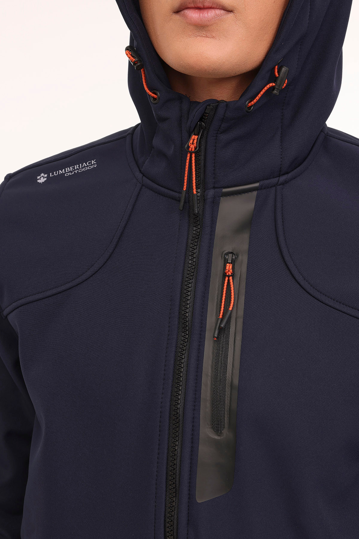 ml کت مردانه کلاهدار Softshell New Trend 1gt17 4pr — سرمه‌ای 1GT172024 — تصویر 4 از 6