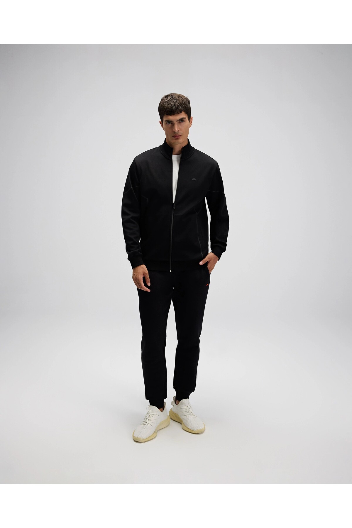 Ellesse Erkek Fermuarlı Sweat EM545-BK görsel 5