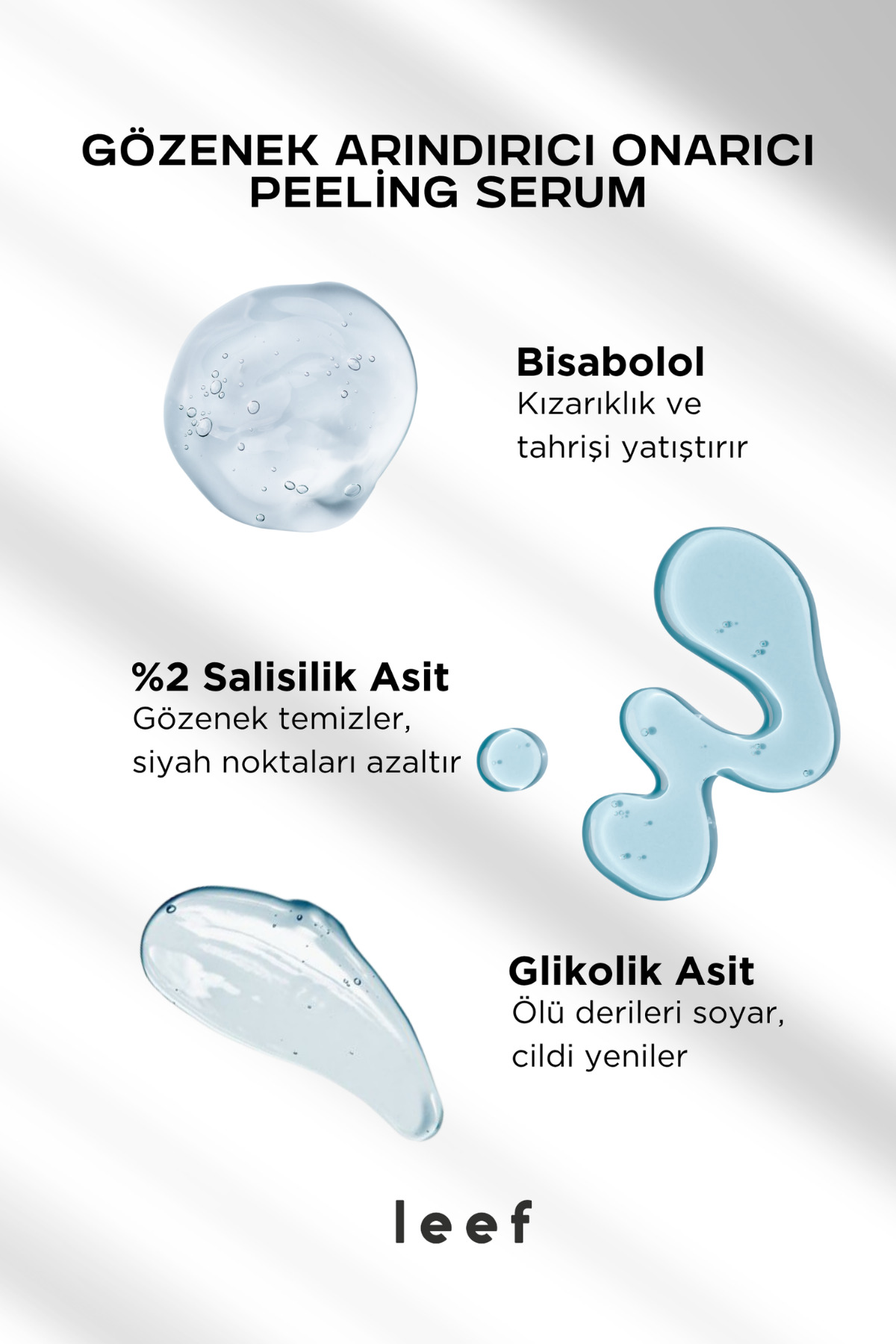 AHA BHA Peeling Serumu – %10 AHA + %2 BHA, Gözenek & Leke Görünümünü Azaltır, Su Bazlı — SLUG-6 — تصویر 8 از 9
