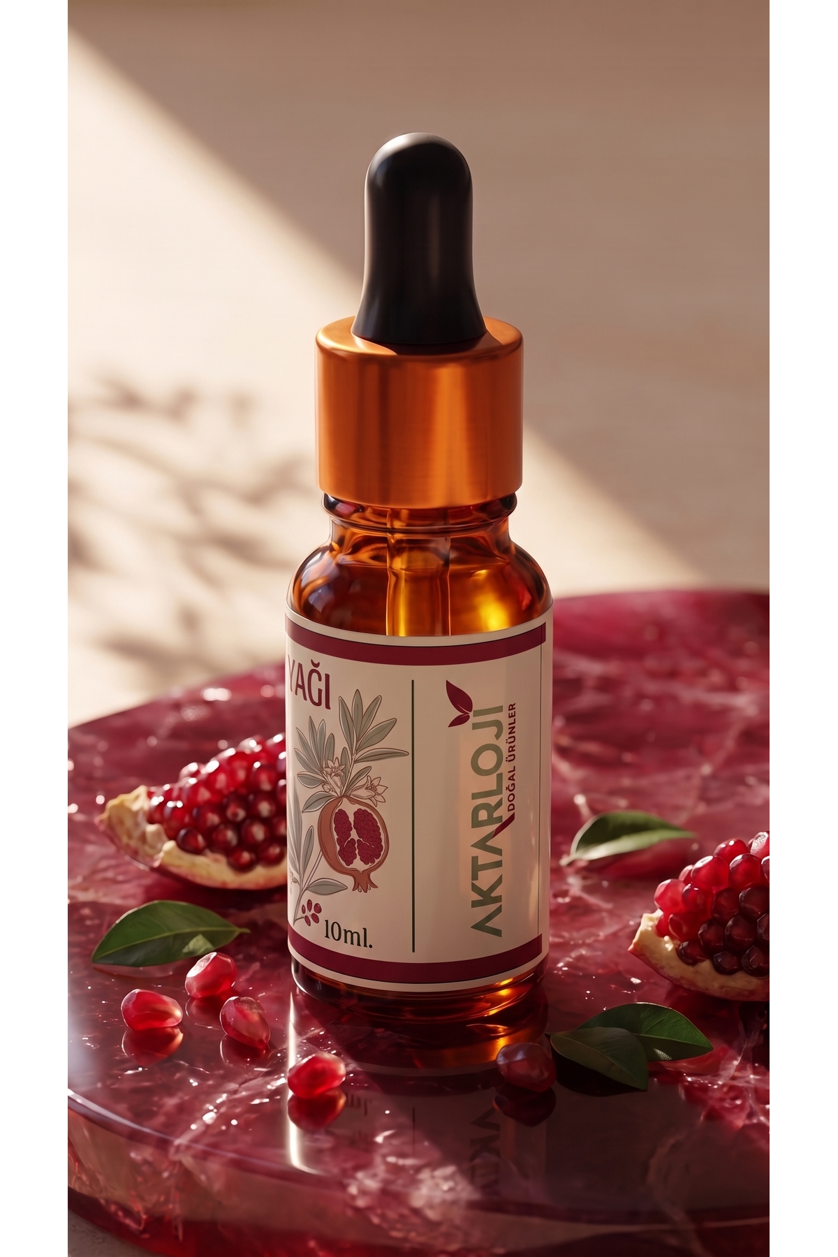 Nar Çekirdeği Yağı 10 ml / Soğuk Sıkım / %100 Saf Ve Doğal / Pomegranate Seed Oil — A1-Nar-Çekirdeği-yag-10 — تصویر 7 از 8