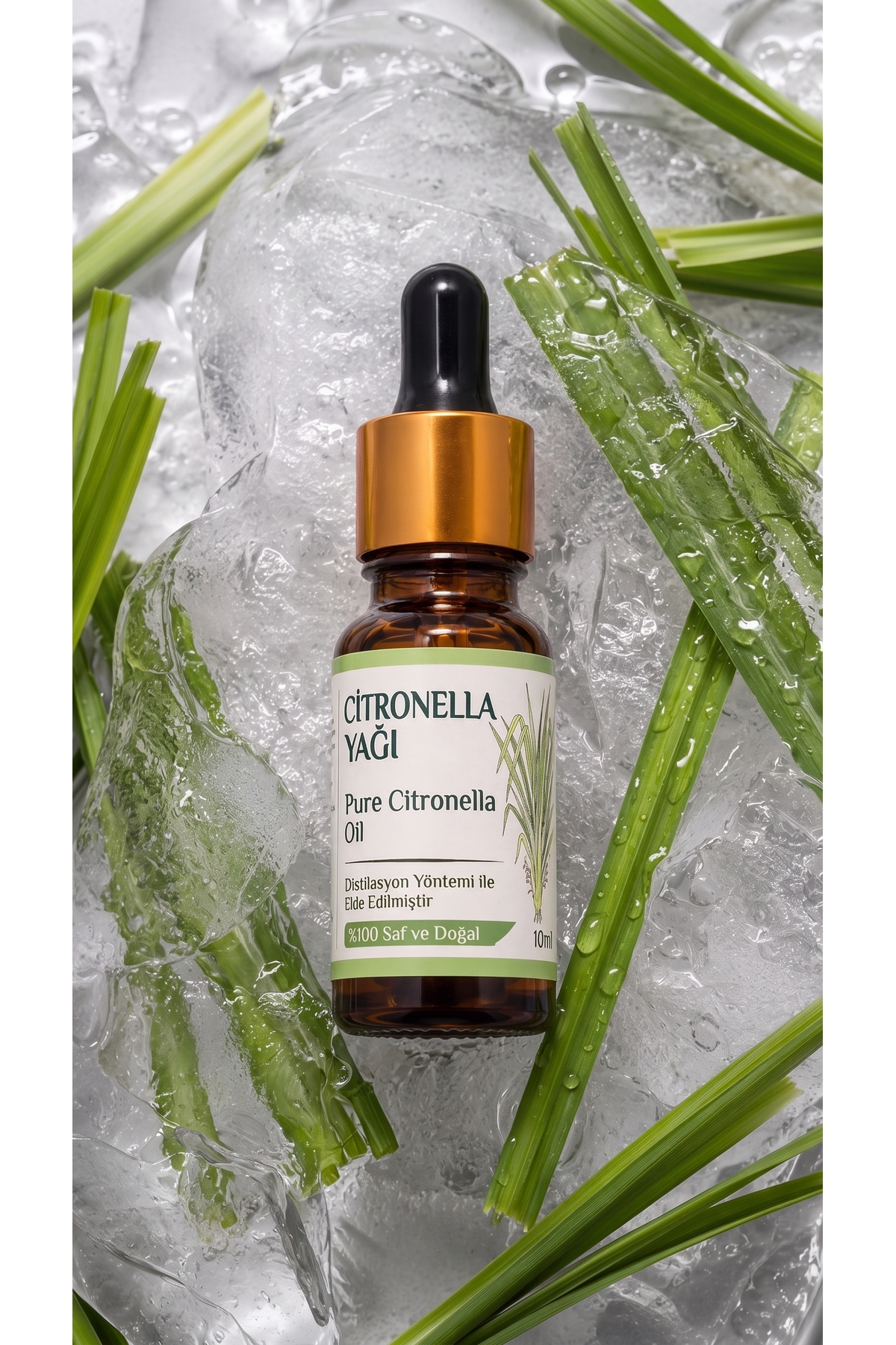 Citronella Uçucu Yağı 10 ml / Limon Çimeni / %100 Saf Ve Doğal / Sitronella Oil — A1-Citronella-yag-10 — تصویر 6 از 8