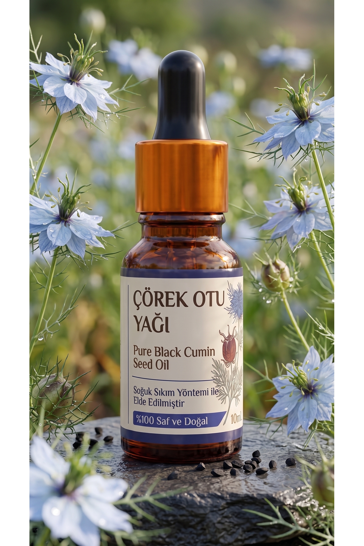 روغن دانه زیره سیاه 10 میلی لیتر / پرس سرد / 100% خالص و طبیعی / زیره سیاه — A1-BlackCumin-Oil-10 — تصویر 5 از 8