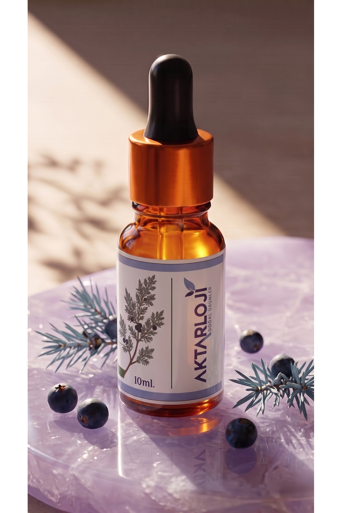 Ardıç Uçucu Yağı 10 ml / %100 Saf Ve Doğal / Juniper Berry Oil — A1-Ardıç-yag-10 — تصویر 6 از 8